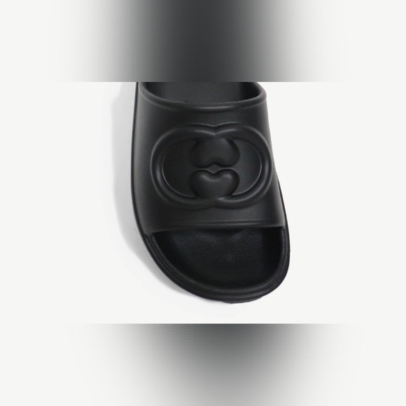 #268 🛑28 (5,6,7) FINAL PRICE Must Have Fabulous Chunky Sole Rubber Slides - Picture 7 of 16